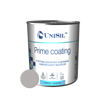 Купить Грунтовка UNISIL "Prime Coating", ГФ-021, серая, 0,9 кг