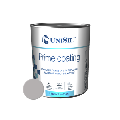 Купити Ґрунтовка UNISIL "Prime Coating", ГФ-021, сіра, 0,9 кг