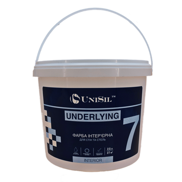 Купити Фарба інтер`єрна, Unisil 7, TM "Unisil" База А, 2,5 л