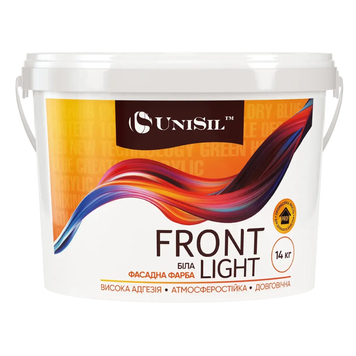 Купить Краска фасадная, Unisil Front Light, TM "Unisil", 14 кг