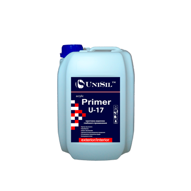 Купити Ґрунтовка глибокопроникаюча Unisil acrylic primer U-17 5 л