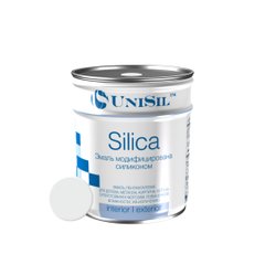 Купити Емаль пентафталева UNISIL "Silica", біла, 0,9 кг