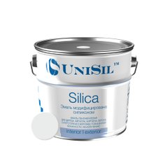 Купити Емаль модифікована силіконом UNISIL Silica, біла, 2,8 кг