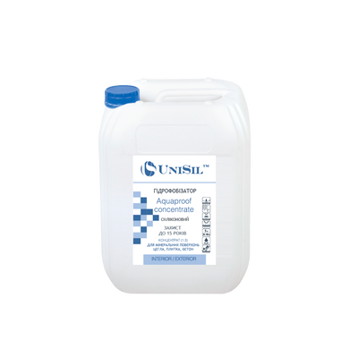 Купить Средство водоотталкивающее UNISIL "Aquaproof Concentrate", 5 л