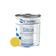 Купить Эмаль пентафталевая UNISIL "Silica", желтая, 0,9 кг