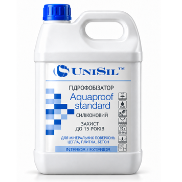 Купити Засіб водовідштовхуючий UNISIL "Aquaproof Standard", 10 л