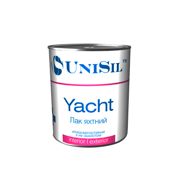 Купити Лак яхтний Unisil Yacht, ТМ "Unisil", глянцевий, 0,75л