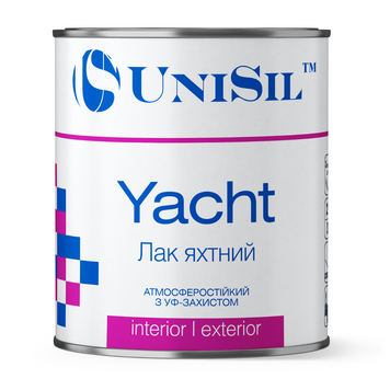 Купити Лак яхтний Unisil Yacht, ТМ "Unisil", глянцевий, 0,75л
