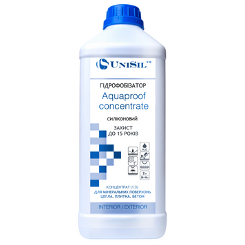 Купить Средство водоотталкивающее UNISIL "Aquaproof Concentrate", 2 л.