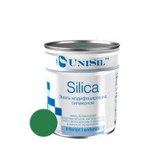 Купити Емаль пентафталева UNISIL "Silica", зелена, 0,9 кг