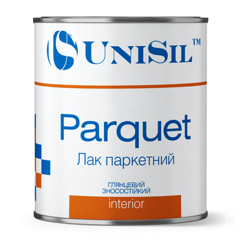Купити Лак паркетний Unisil Parquet, ТМ "Unisil", глянцевий, 0,75л