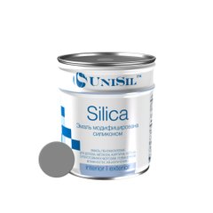 Купить Эмаль пентафталевая UNISIL "Silica", темно-серая, 0,9 кг