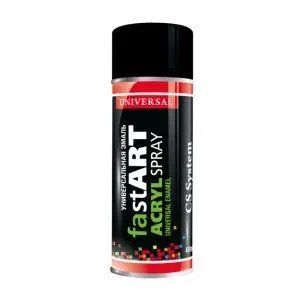 Универсальная эмаль в аэрозоле CS System FAST ART Слоновая кость RAL 1015 400мл