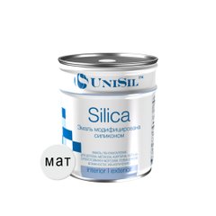 Купить Эмаль пентафталевая UNISIL "Silica", белая, матовая, 0,9 кг