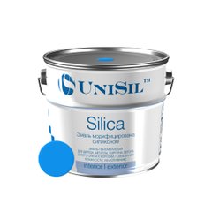 Купить Пентафталевая эмаль UNISIL "Silica", голубая, масса нетто 12 кг